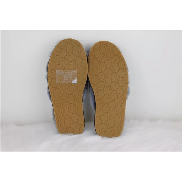 UGG ABELA GEYSER COLOR SHEEPSKIN SLIDES SLIPPERS - Picture 6 of 7
